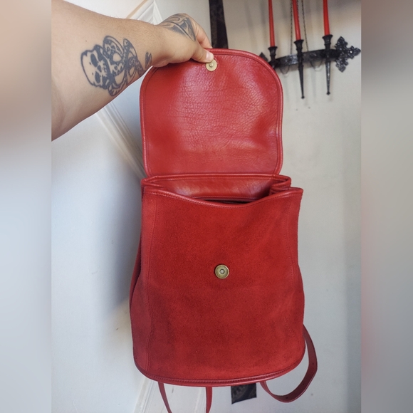 Vintage Coach Red Berkley Convertible Backpack 9016 ❤️🥀 - Picture 5 of 16